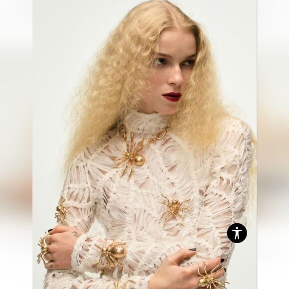 New ZARA Spider Clip On Ear Cuff - Picture 5 of 8